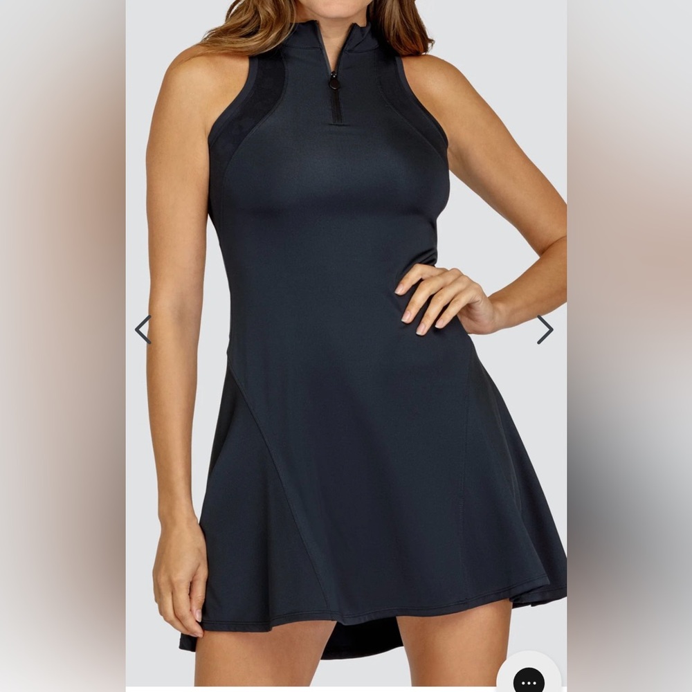 NWOT Tail Active Wear Black Sleeveless Dress 33” Tennis Golf ~ Small